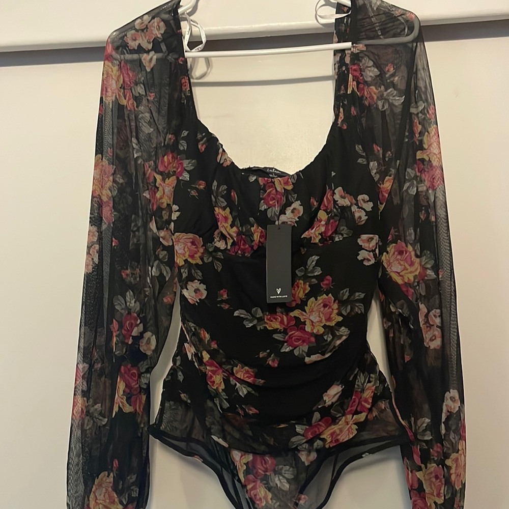 Beautiful floral body suit